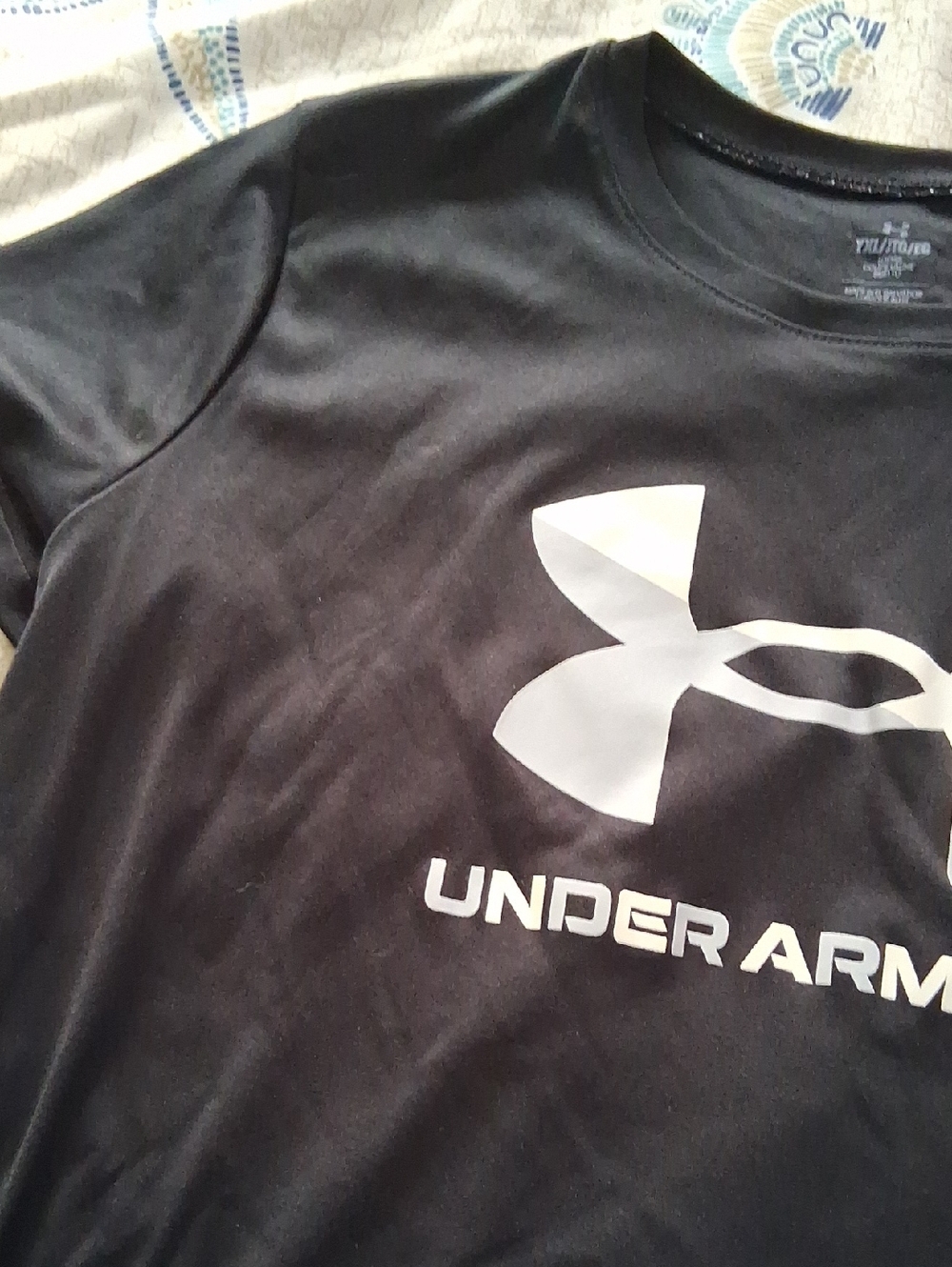 Under Armour Black Performance Logo T-Shirt - Picture 3 of 8